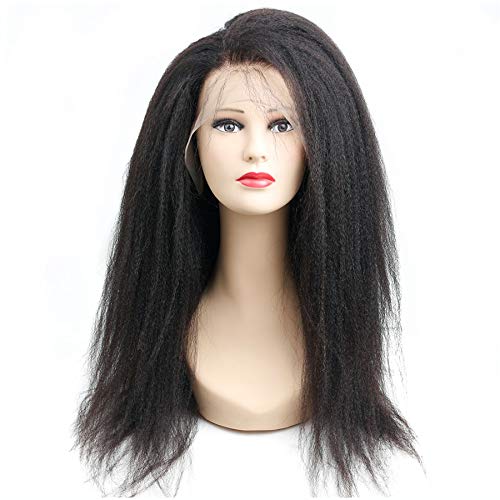 Full Lace Italian Curly Hair Wig Black