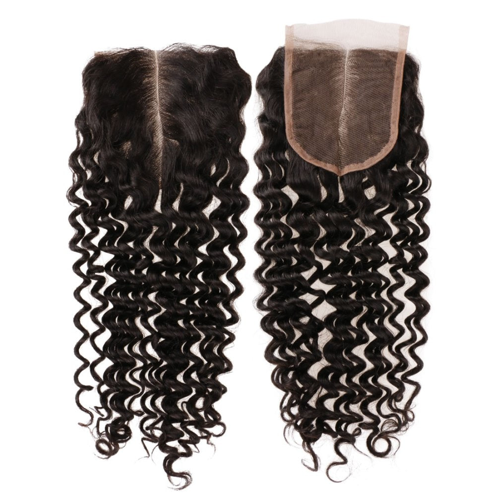 4x4" Italian Curly Hair Closures