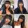 13x4" Lace Frontal Straight Hair Wig Black