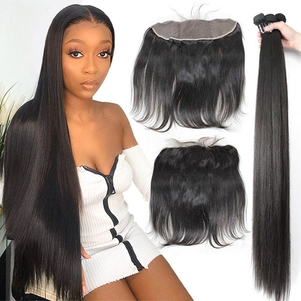 13x4" Straight Lace Frontal Human Hair