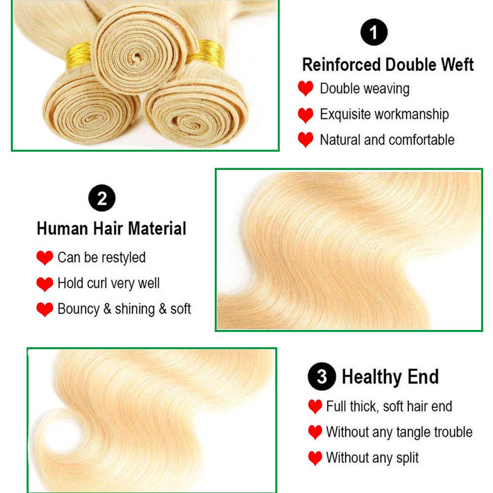 613 -  3 Bundle Body Wave Hair