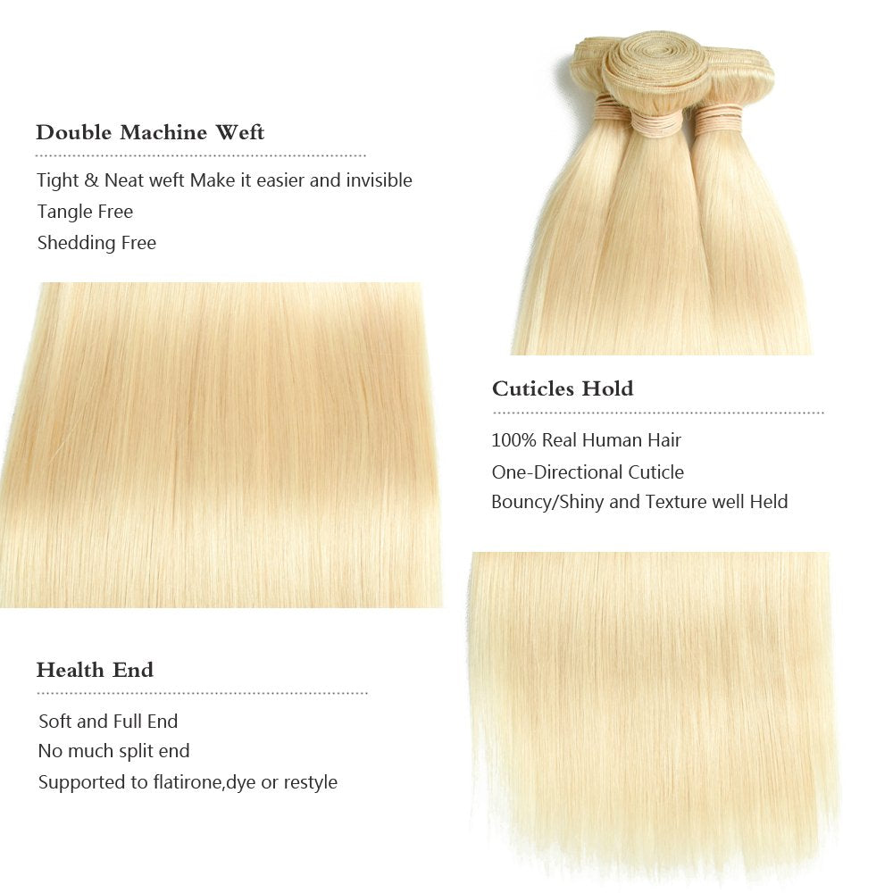 613 -  3 Bundle Straight Hair