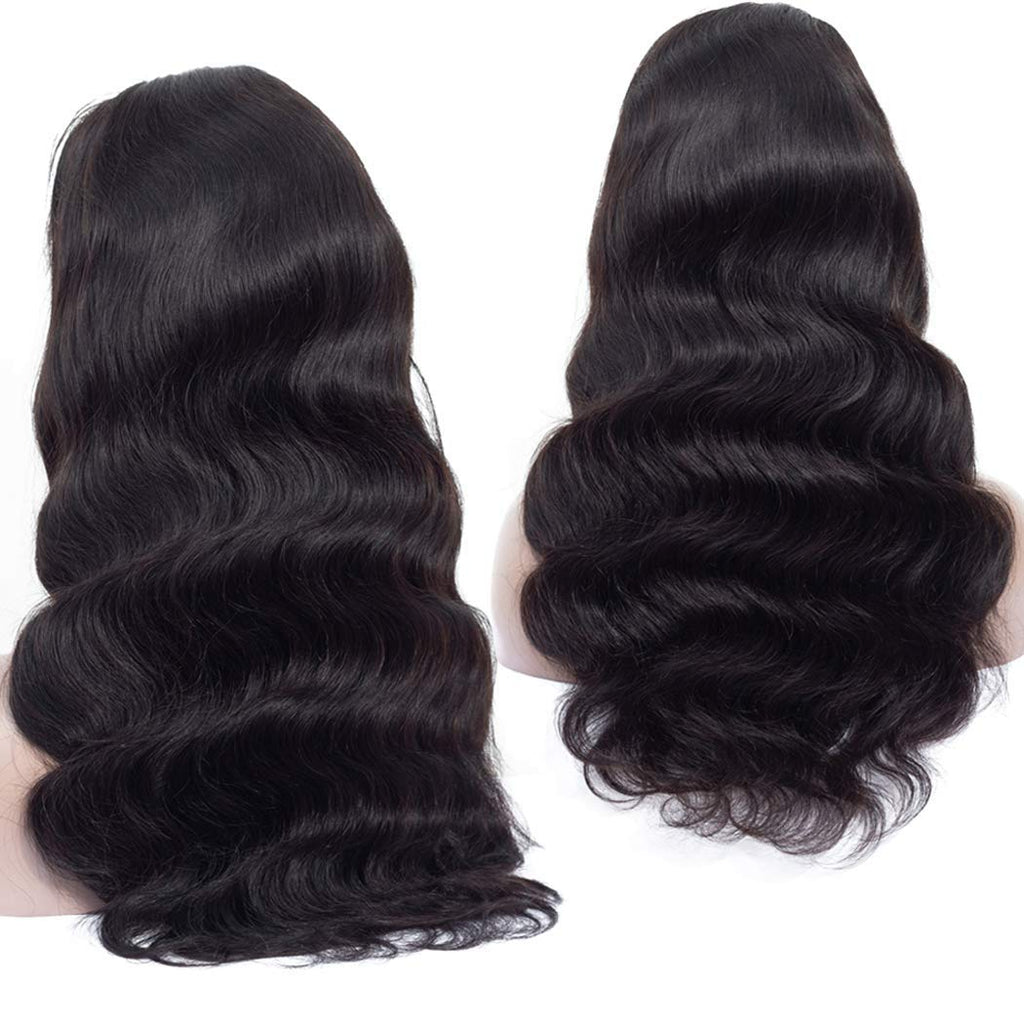 Full Lace Body Wave Hair Wig Black