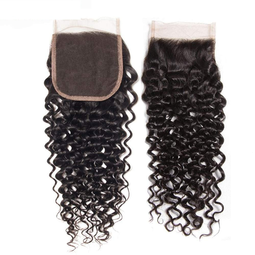 4x4" Deep Wave Hair Closures