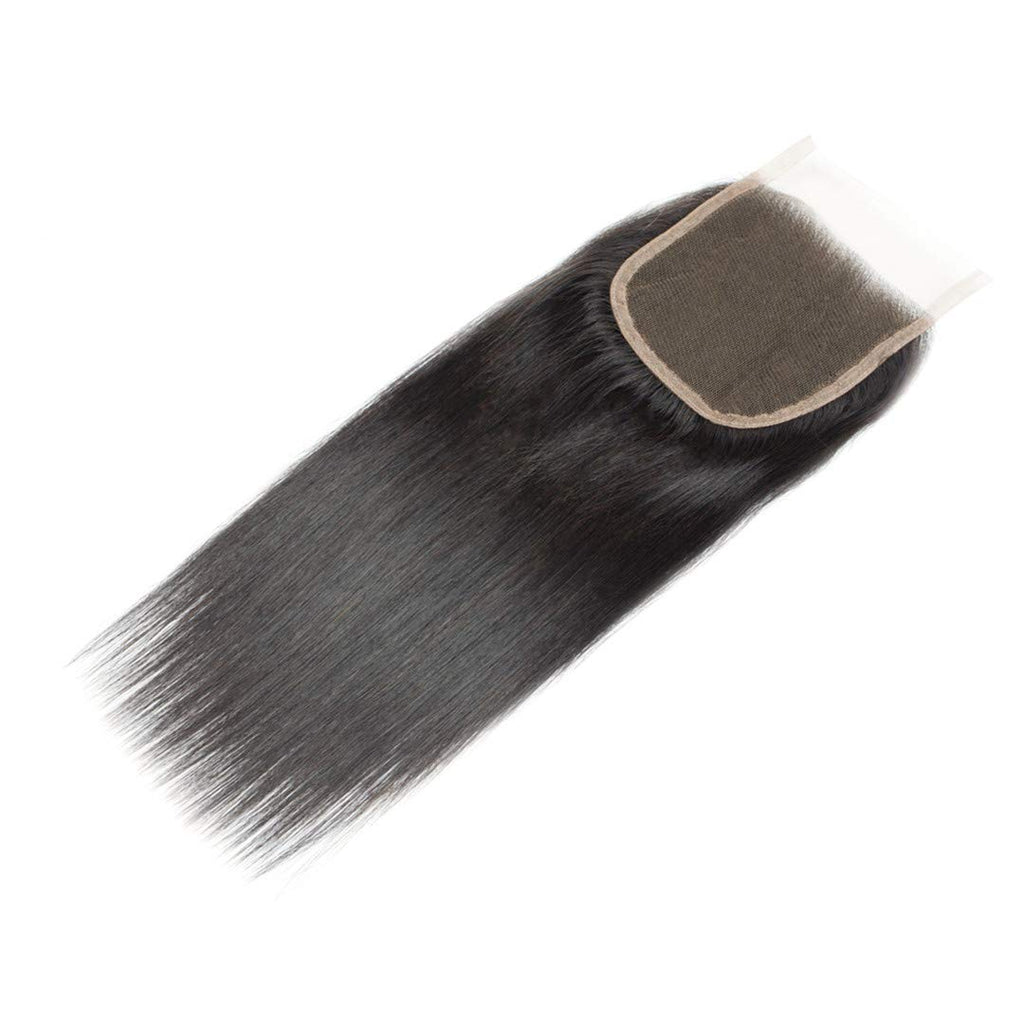 4x4" Straight Hair Closures