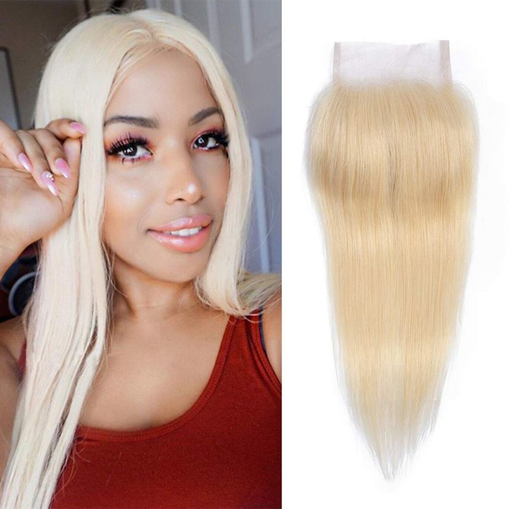 613 4x4" Straight Hair Closures