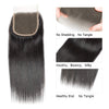 4x4" Straight Hair Closures