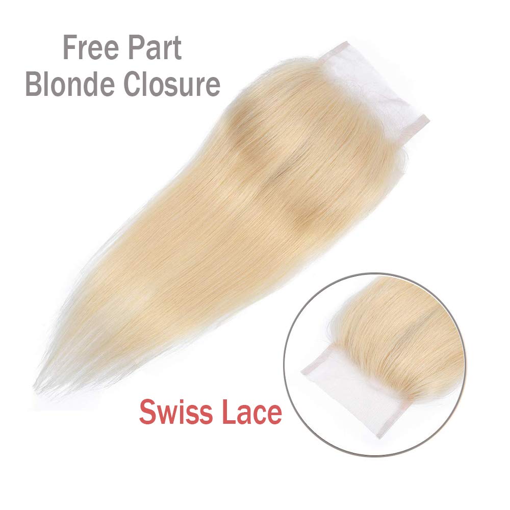 613 4x4" Straight Hair Closures