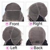 13x4" Lace Frontal Deep Curly Hair Wig Black