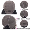 13x4" Lace Frontal Deep Curly Hair Wig Black