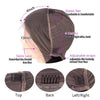 13x4" Lace Frontal Body Wave Hair Wig Black
