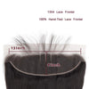 13x4" Straight Lace Frontal Human Hair