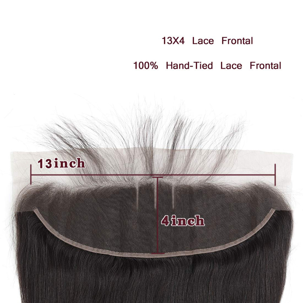 13x4" Straight Lace Frontal Human Hair
