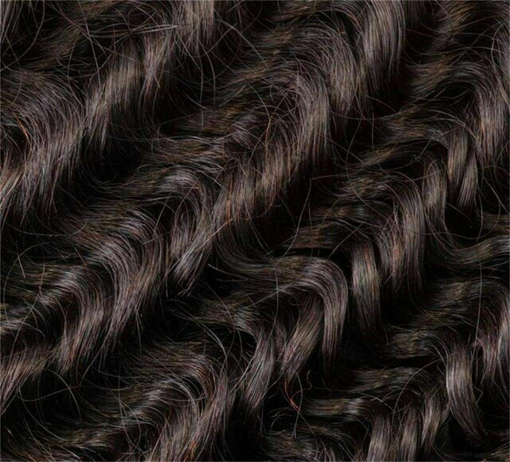 13x4" Lace Frontal Deep Curly Hair Wig Black