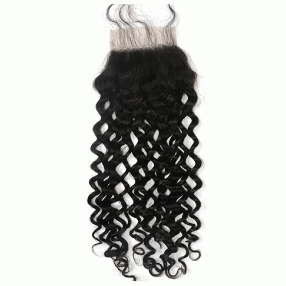 4x4" Italian Curly Hair Closures
